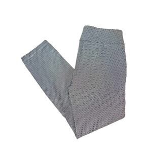 Signature Slimming Christopher Banks Black and White Diamond Design Size 6